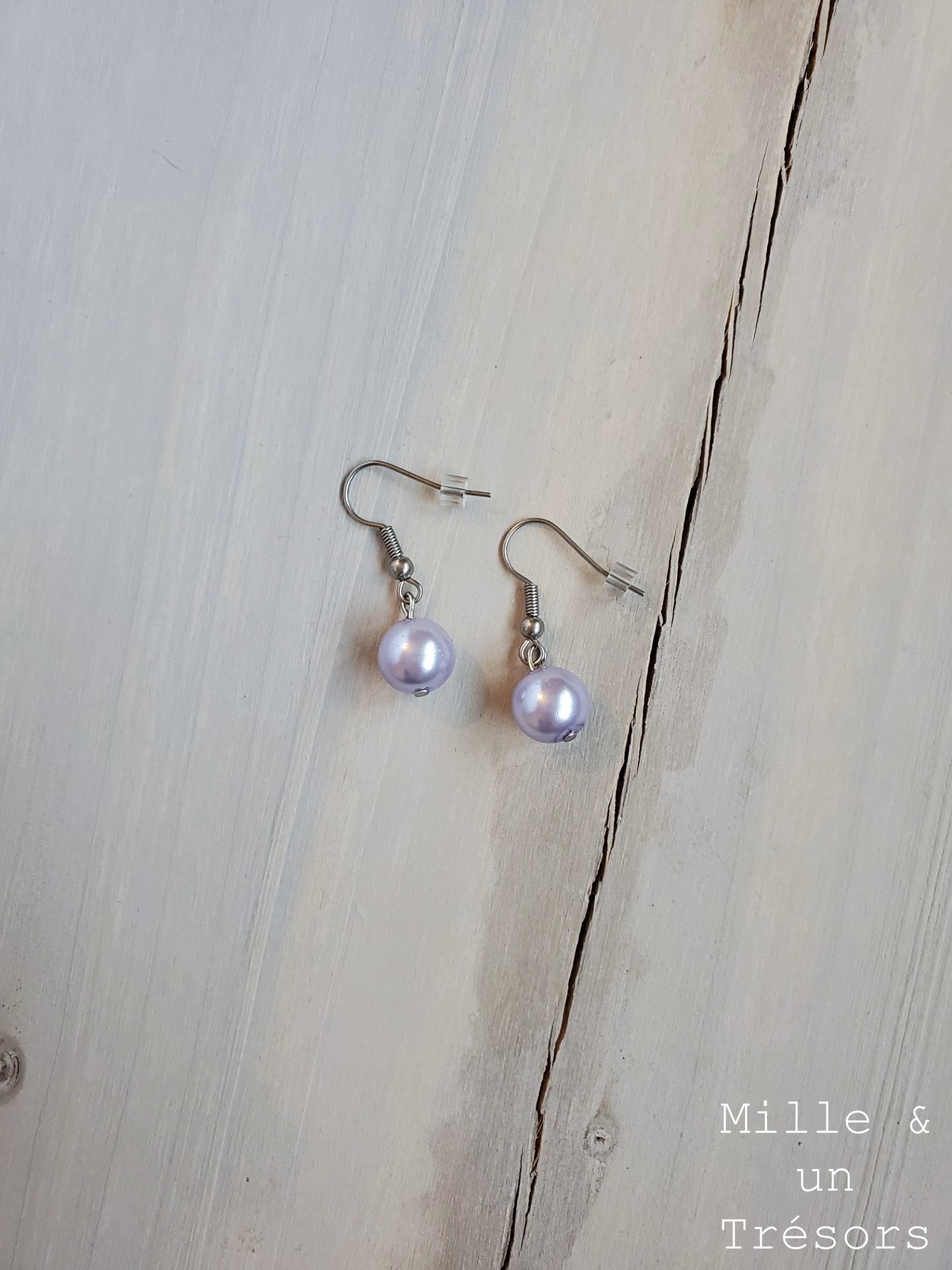 Boucles d'oreilles «Lilas»