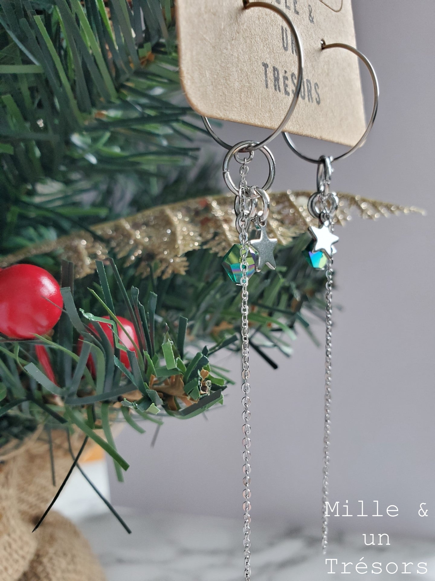 Boucles d'oreilles - Galaxie