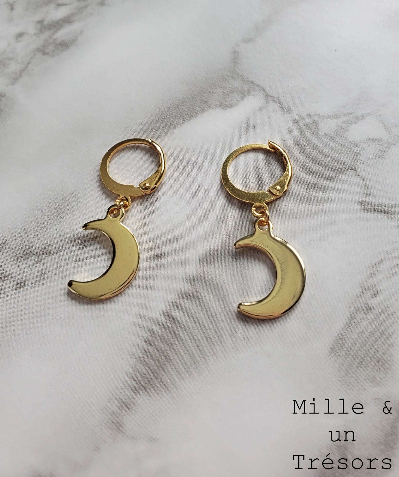 Boucles d'oreilles - Trésor lunaire
