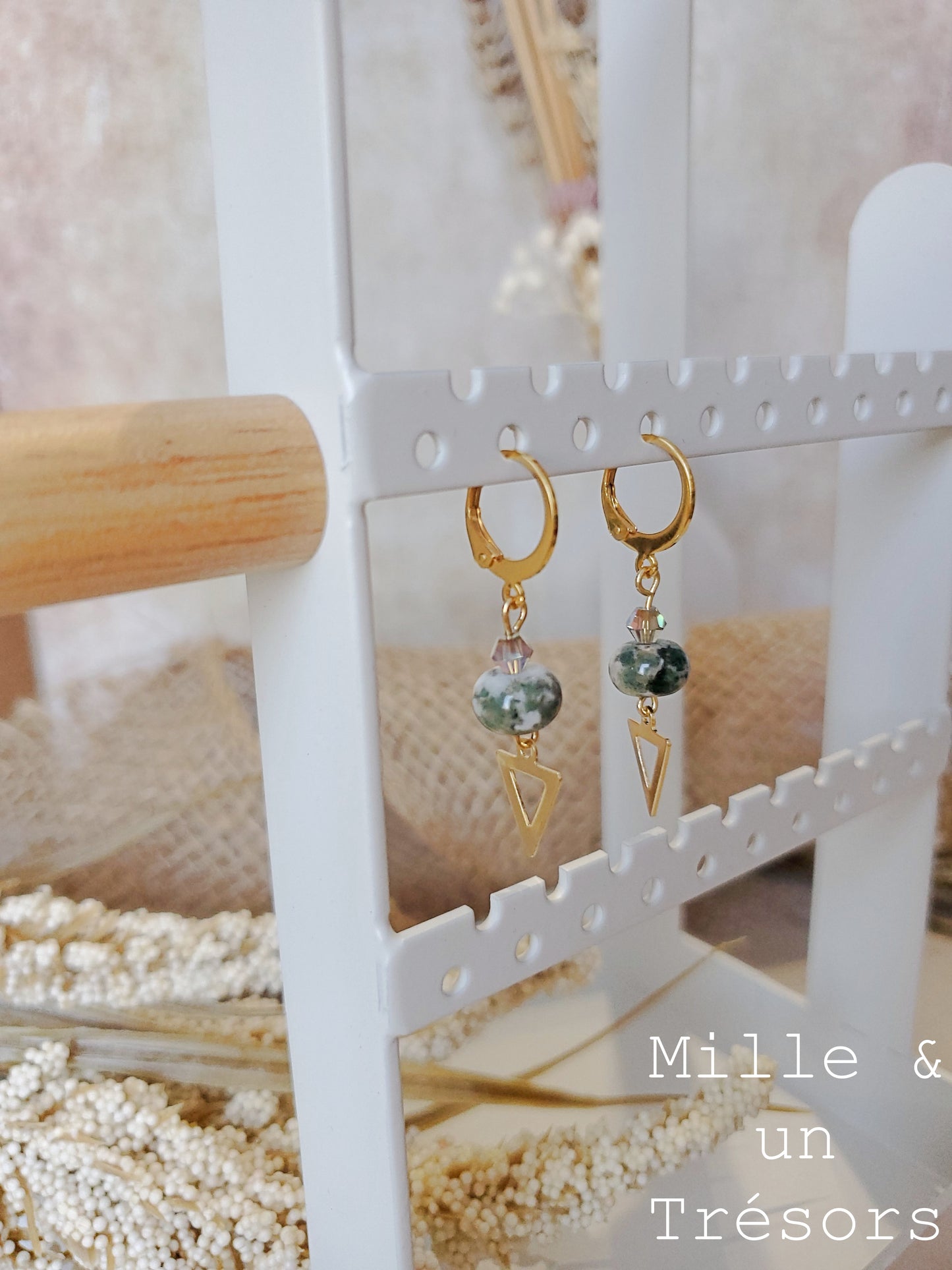 Boucles d'oreilles - Agata