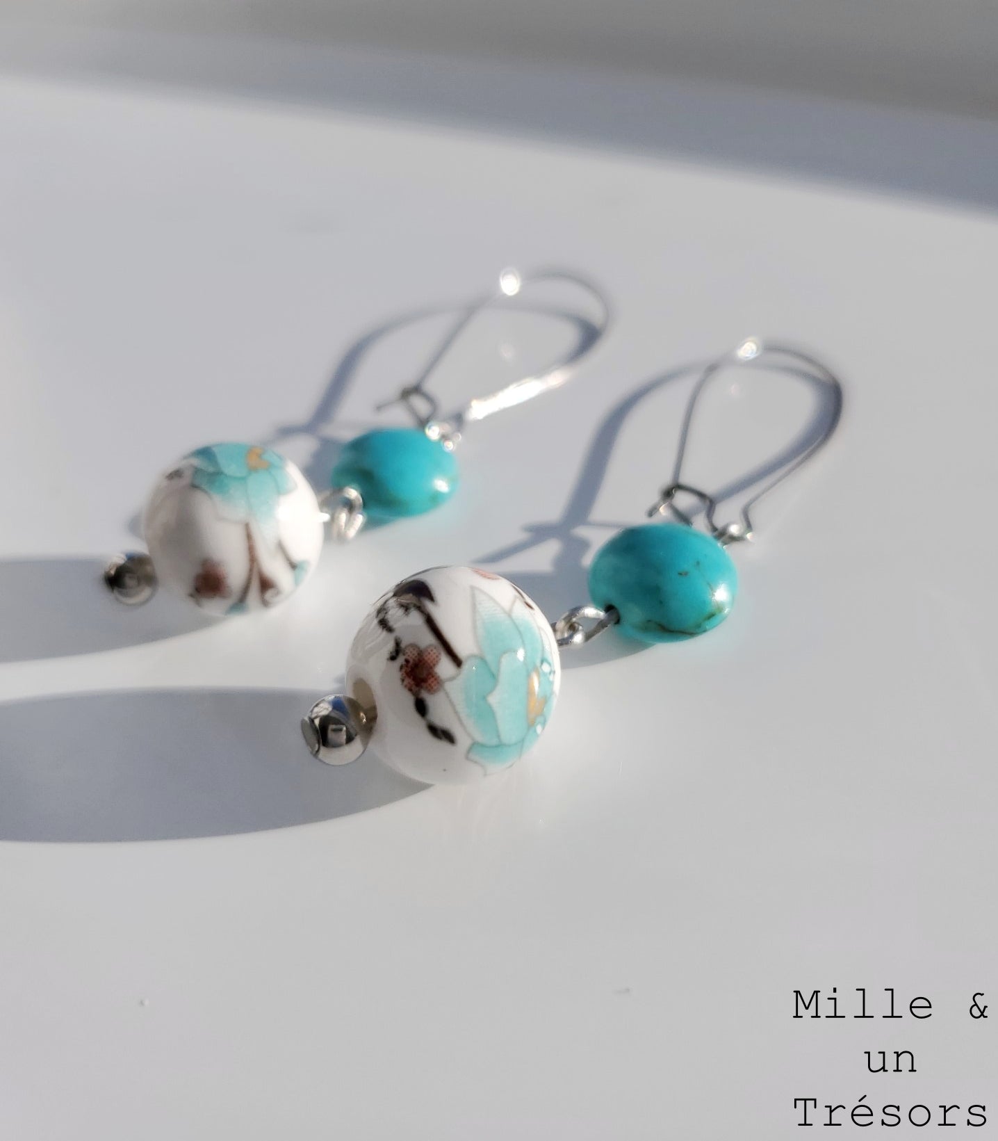 Boucles d'oreilles «Asie»
