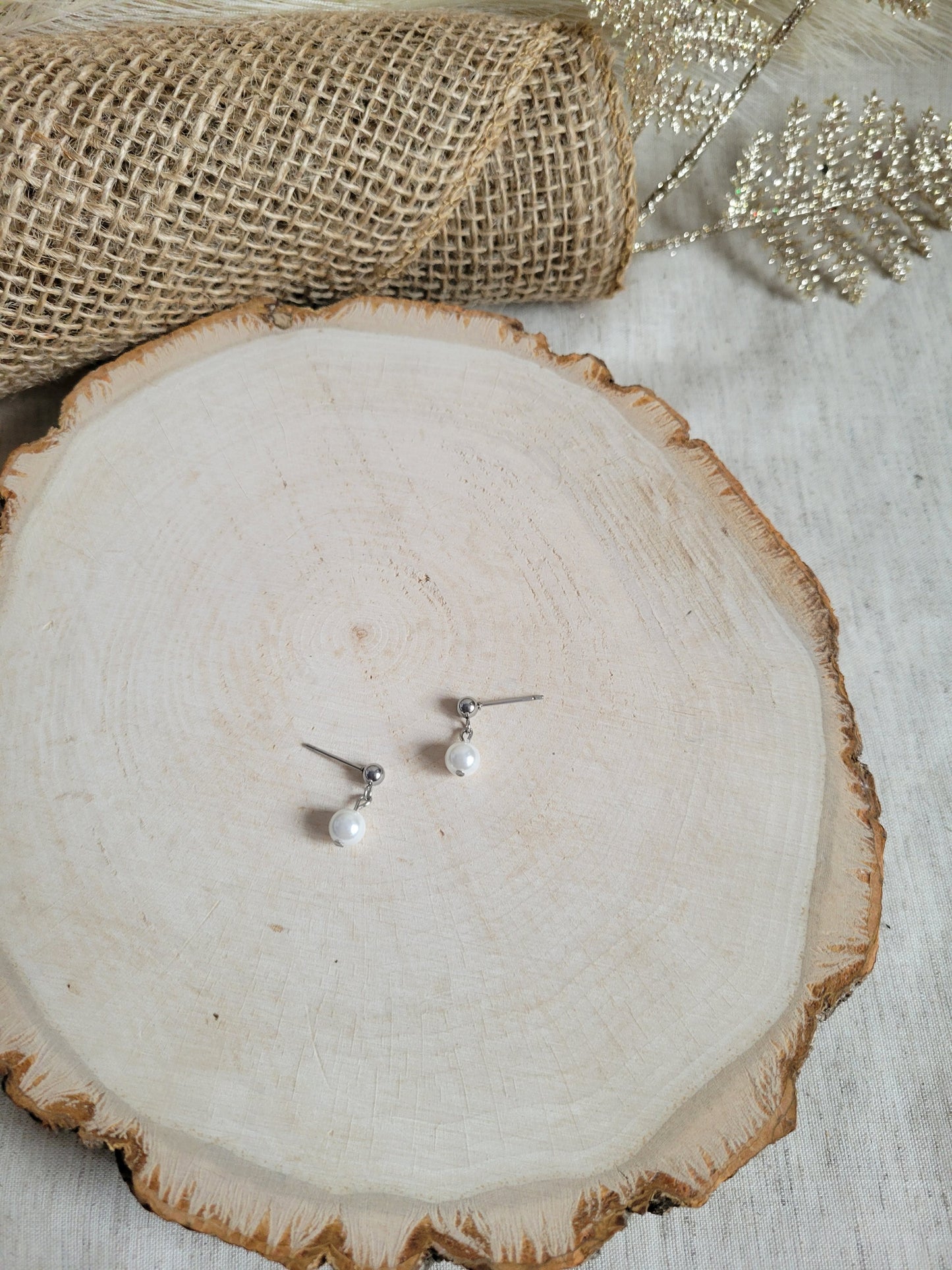 Boucles d'oreilles - Alice argent
