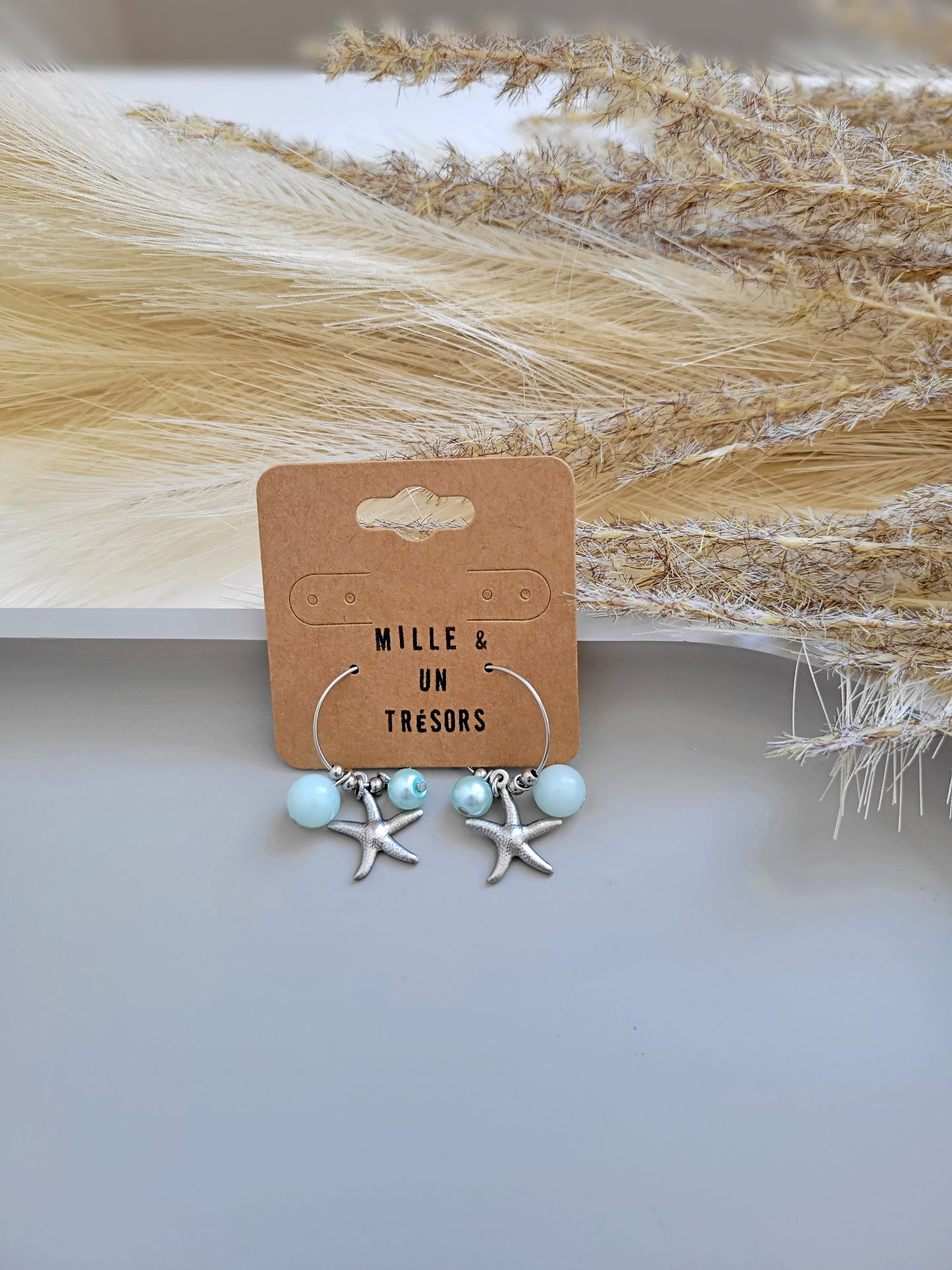Boucles d'oreilles - Azur