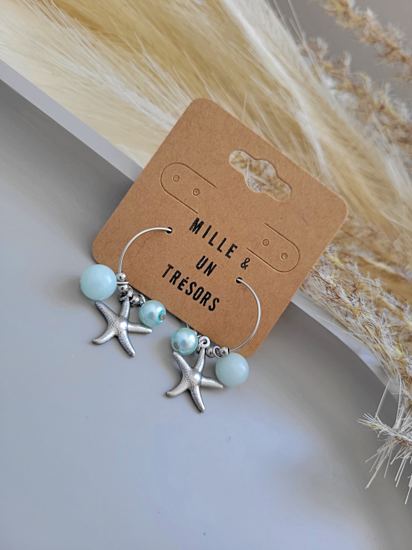 Boucles d'oreilles - Azur