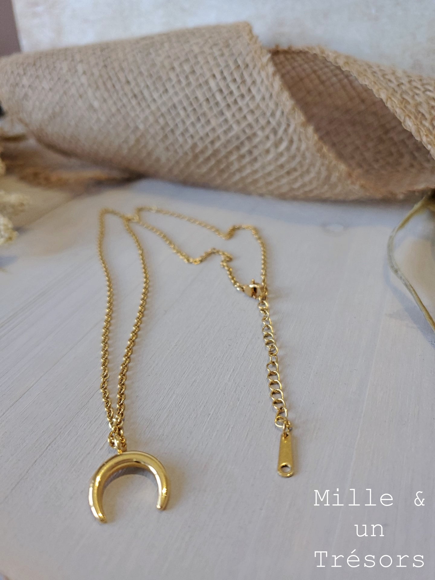Collier - Croissant de lune