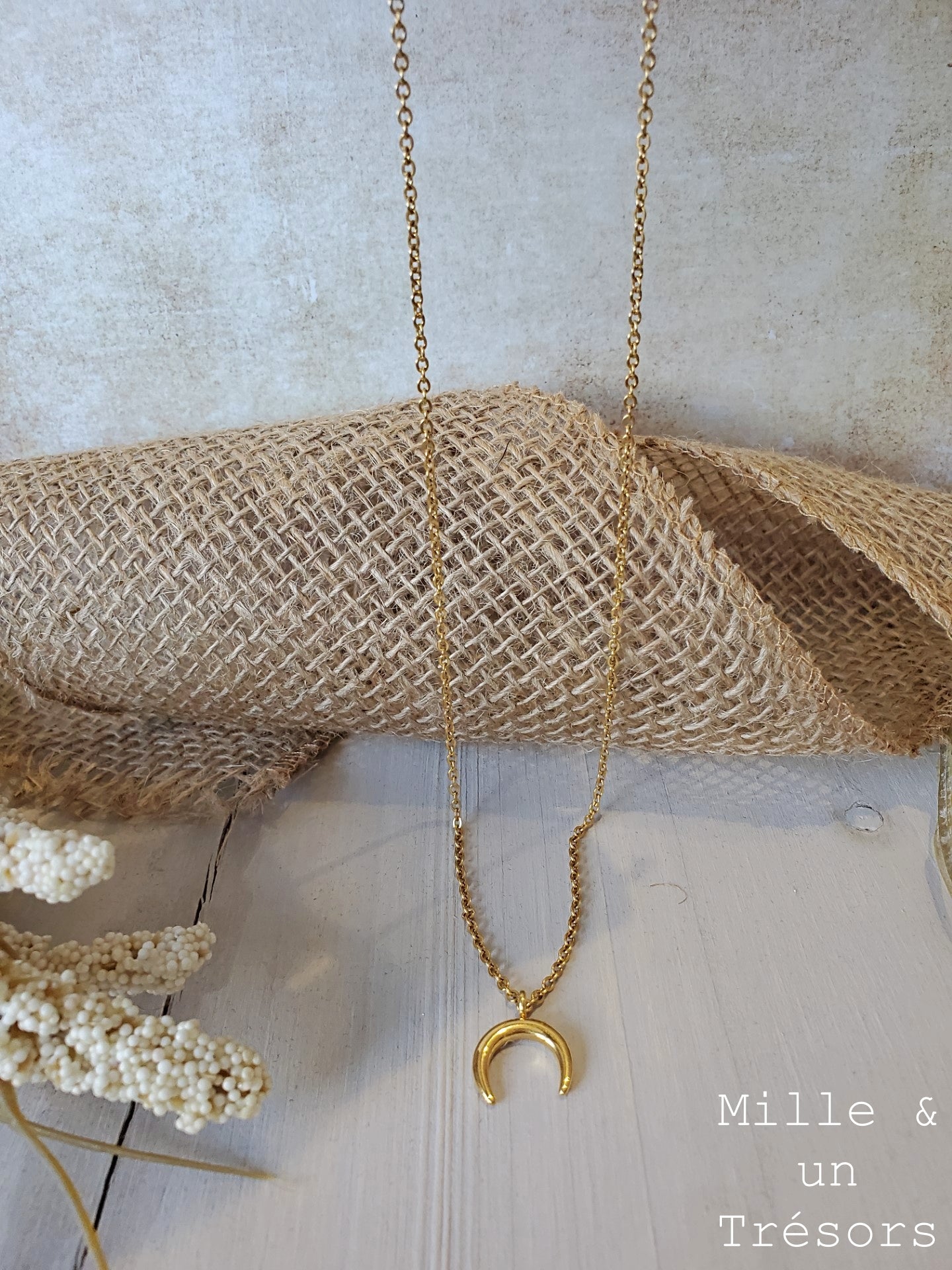 Collier - Croissant de lune