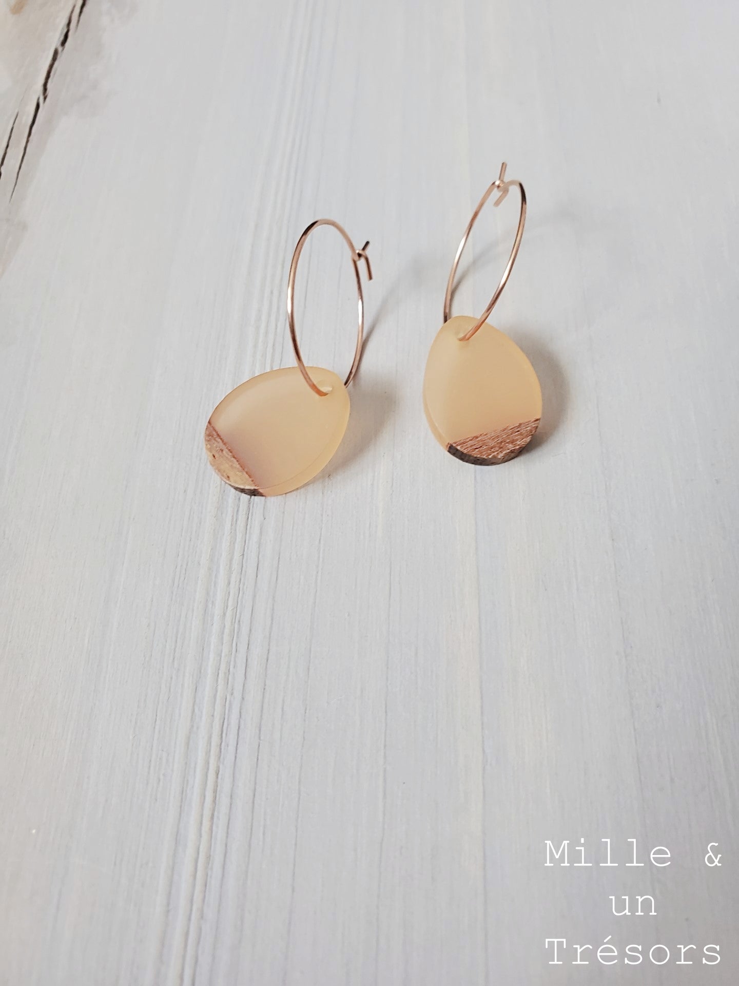 Boucles d'oreilles - Peach