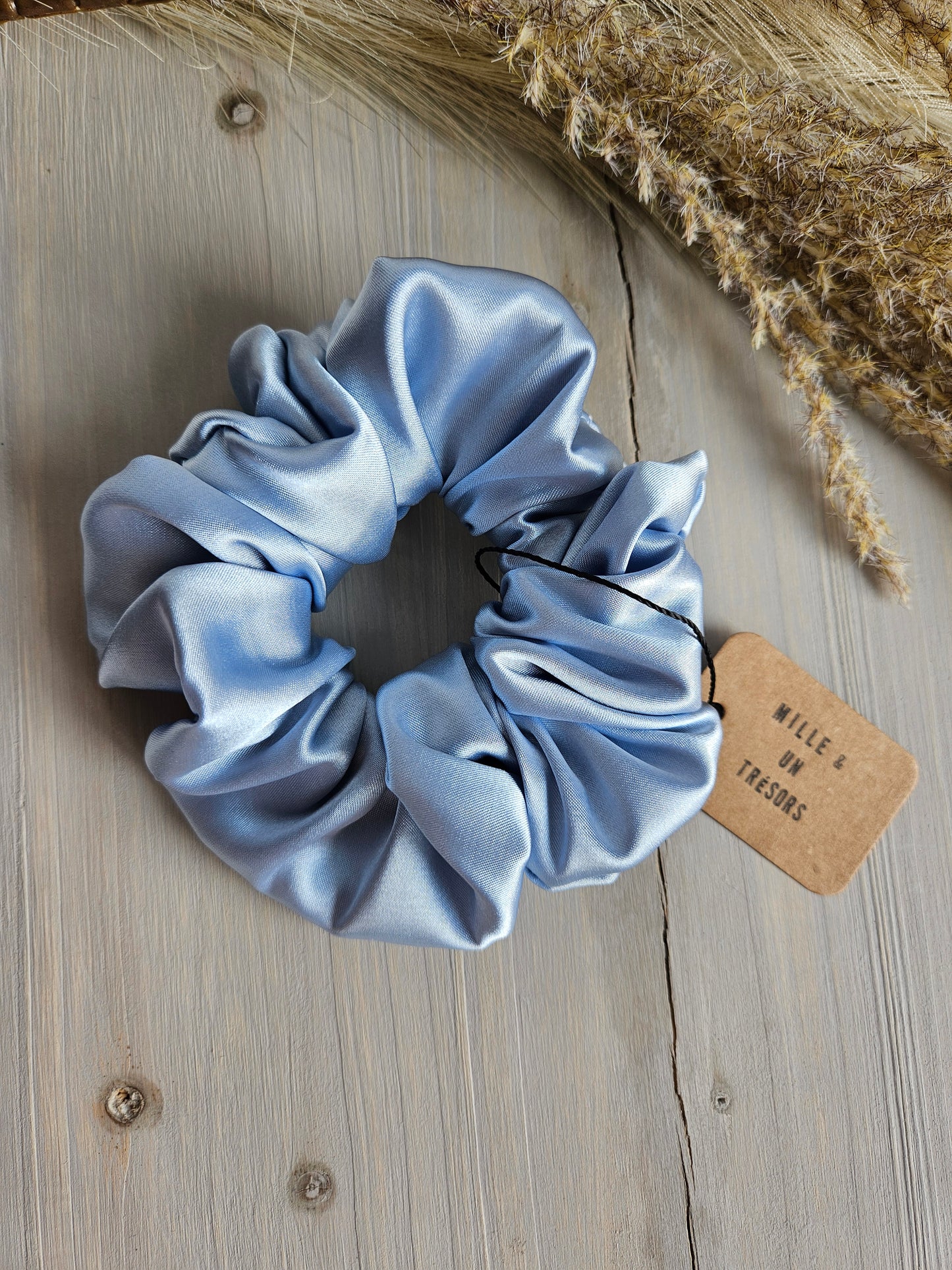 Chouchou - Satin bleu