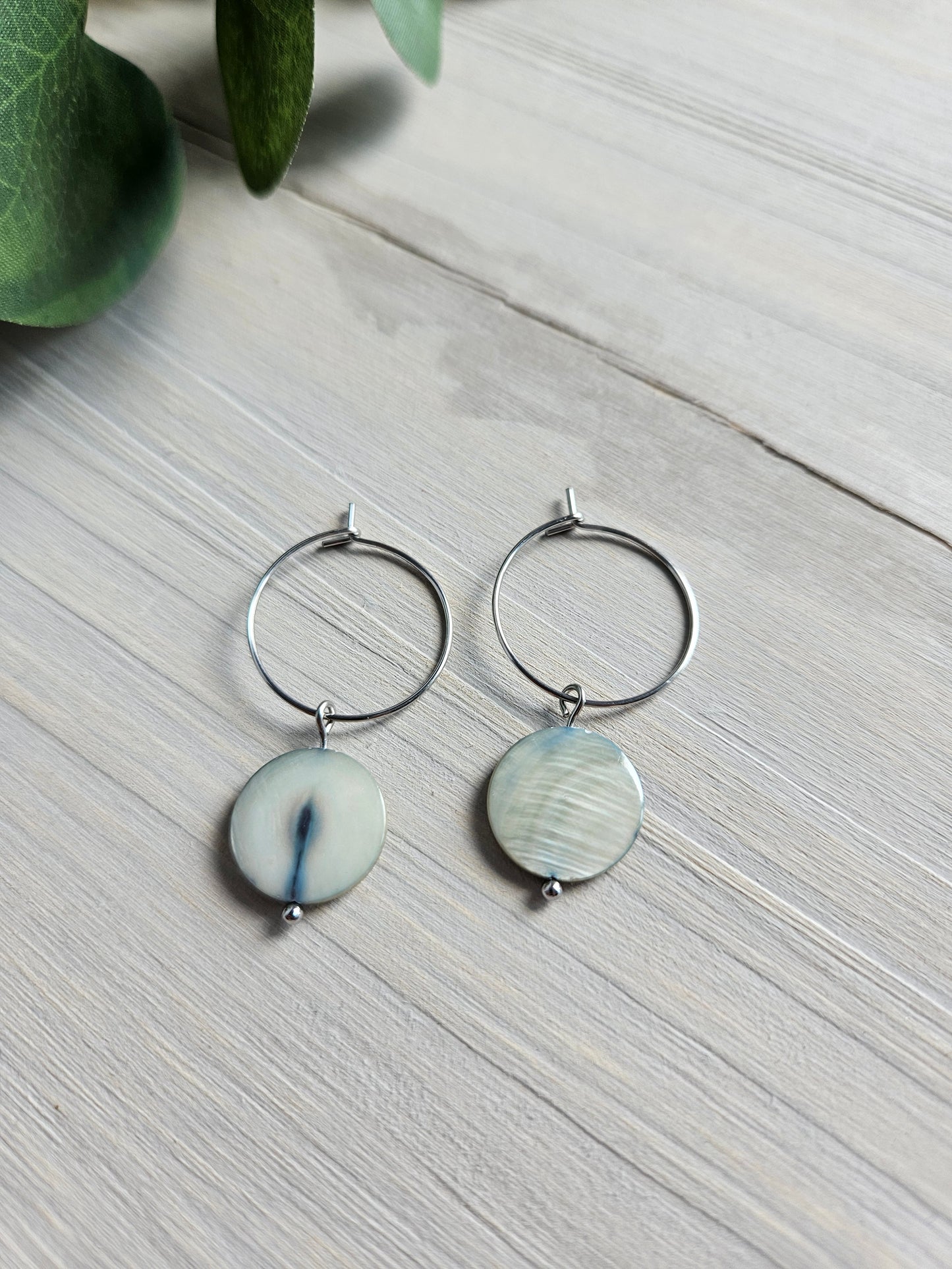 Boucles d'oreilles - Rivage argent