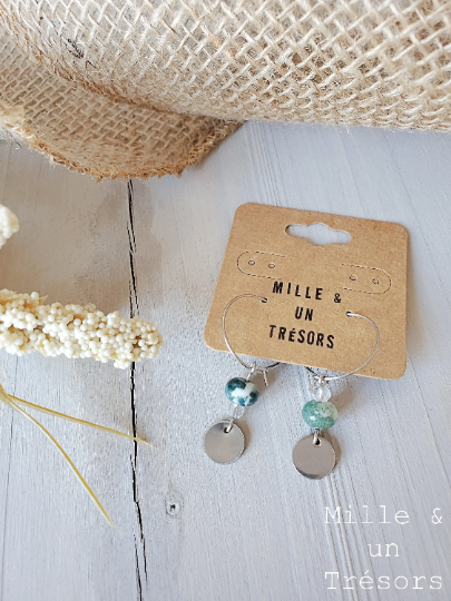 Boucles d'oreilles - Agate