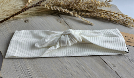 Bandeau - Texturé crème