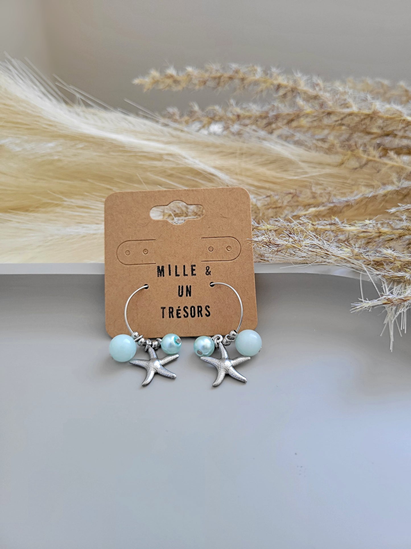 Boucles d'oreilles - Azur