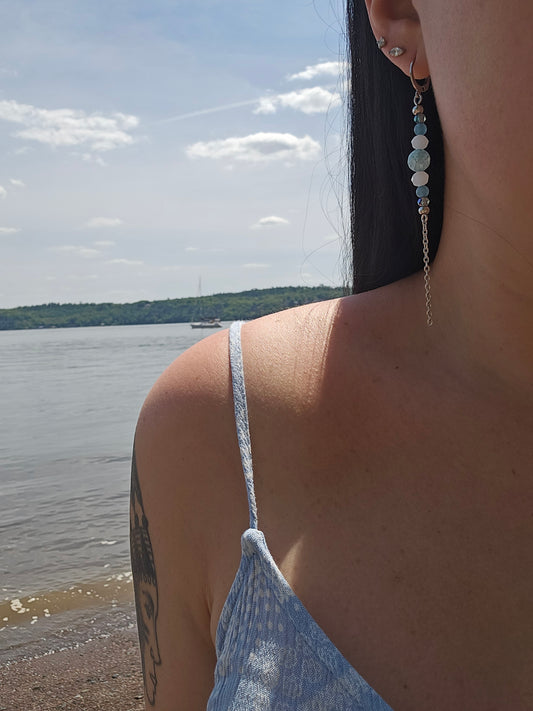 Boucles d'oreilles - Vague