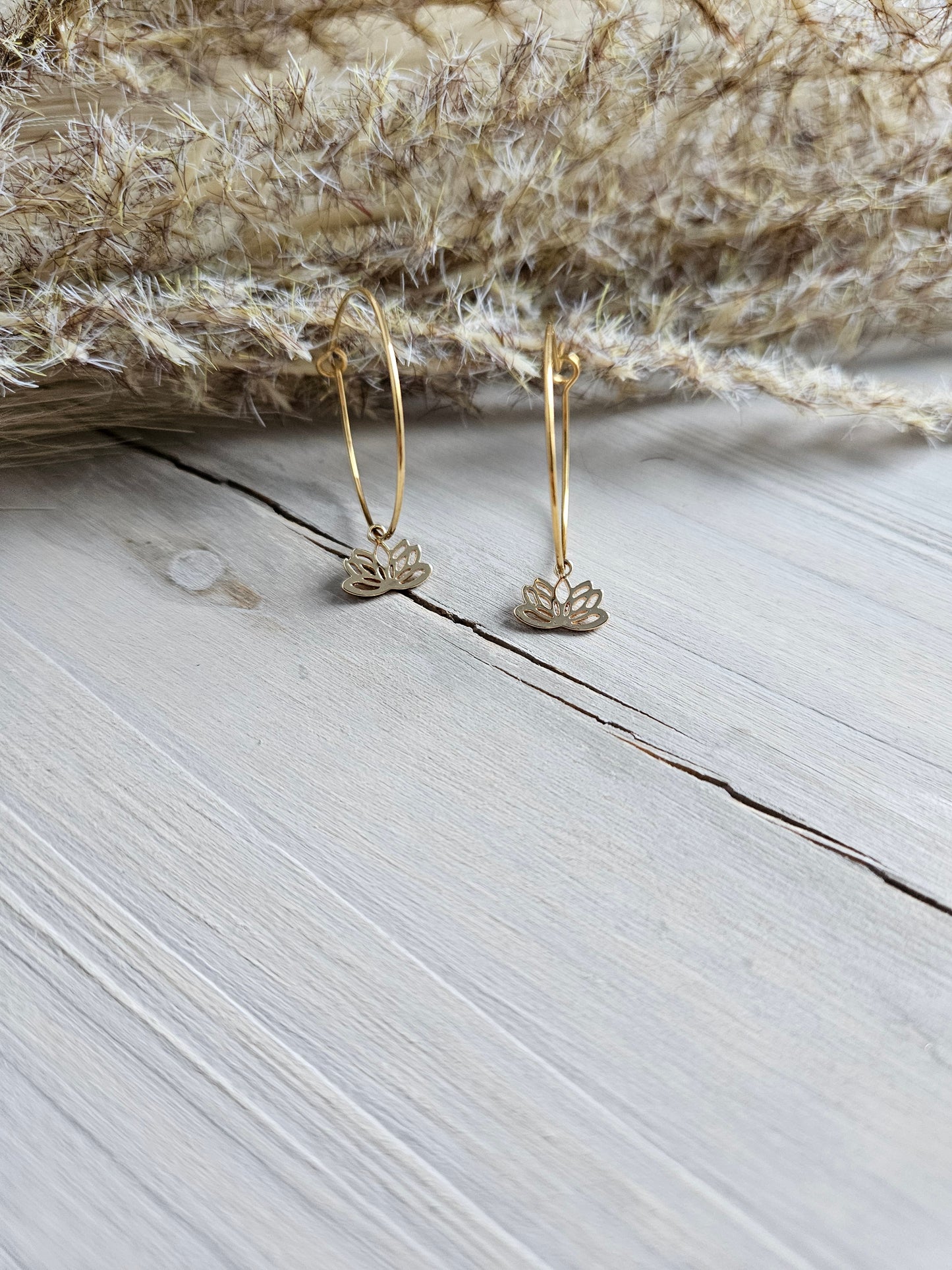 Boucles d'oreilles - Lotus