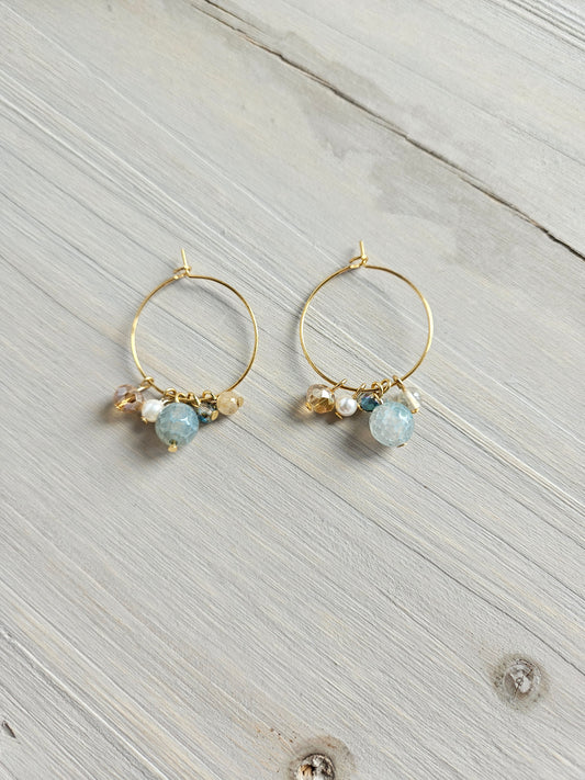 Boucles d'oreilles - Sunset