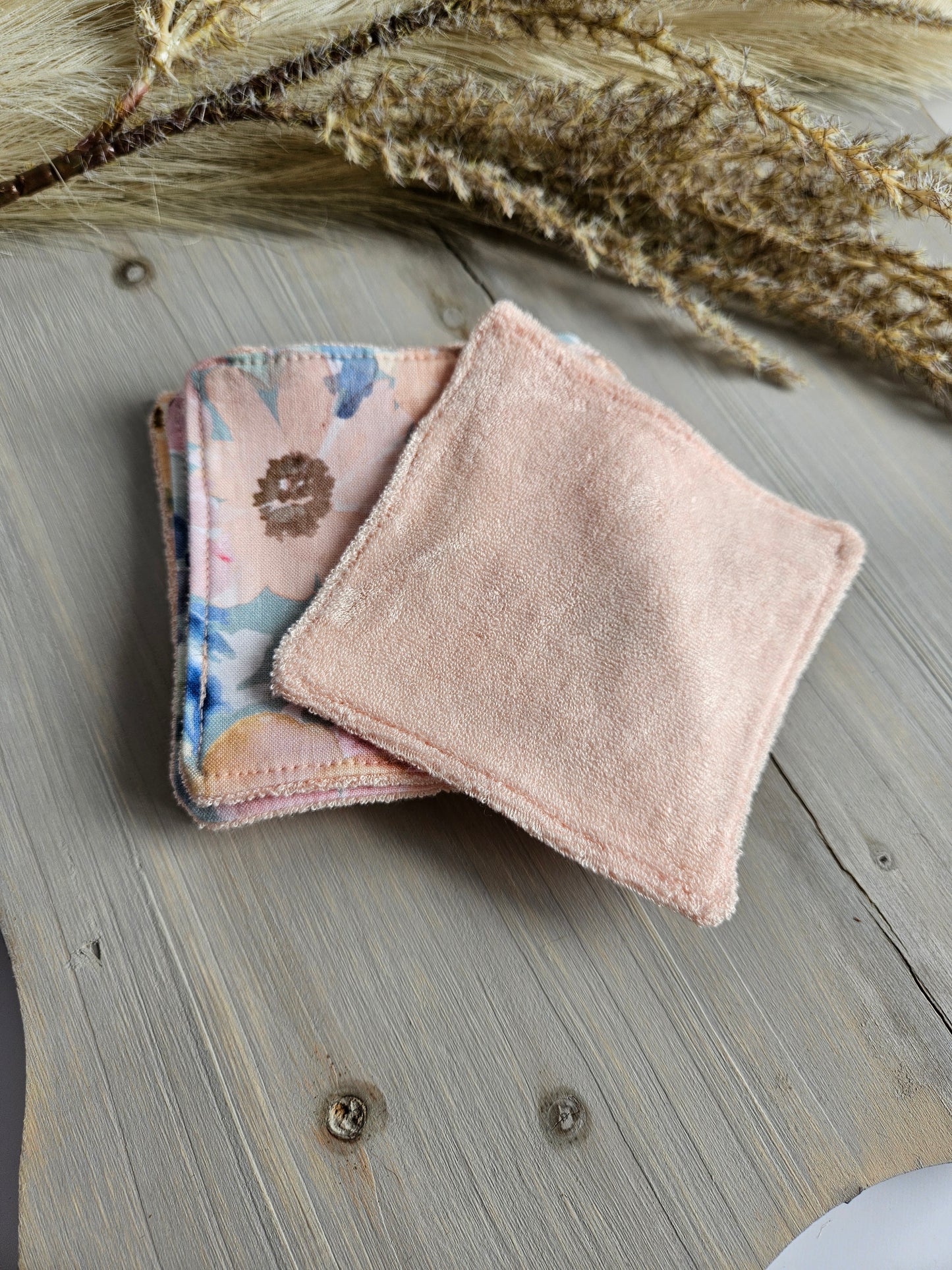 Lingettes démaquillantes lavables - Fleurs d'été